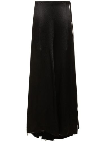 Jupe Ultra-longue En Satin Structuré Sita - ANN DEMEULEMEESTER - Modalova