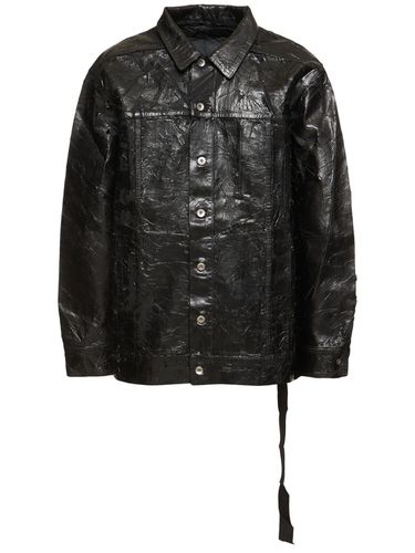 Veste En Denim Jumbo - RICK OWENS DRKSHDW - Modalova