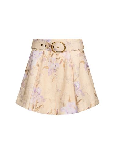 Short En Lin Plissé Eden - ZIMMERMANN - Modalova