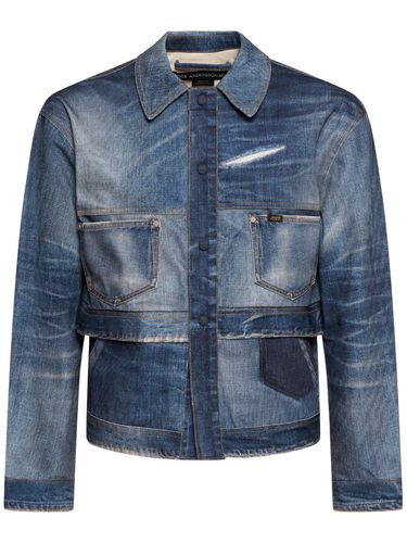 Veste En Denim Taille Double Trompe L’oeil - ANDERSSON BELL - Modalova