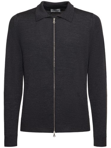 Pull-over Zippé En Laine Ultra-fine Alston - JOHN SMEDLEY - Modalova