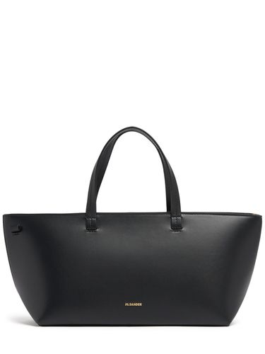 Petit Sac En Cuir Lisse Bateau - JIL SANDER - Modalova