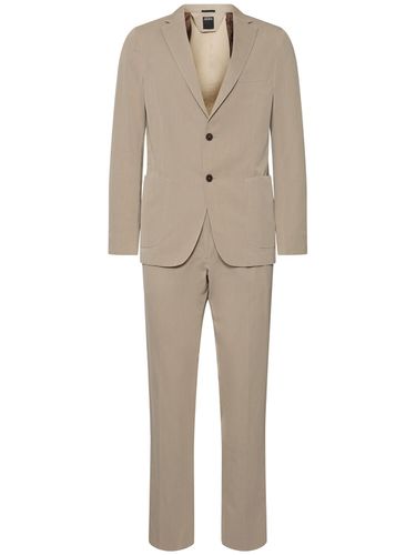 Costume En Coton Délavé Et Soie - ZEGNA - Modalova