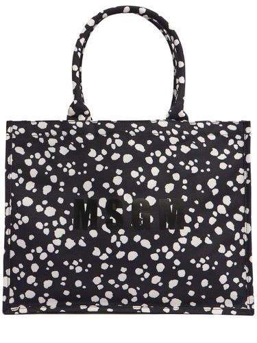 Sac Cabas Moyen À Imprimé Monogramme - MSGM - Modalova