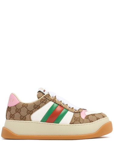 Sneakers En Toile Gg 55 Mm - GUCCI - Modalova