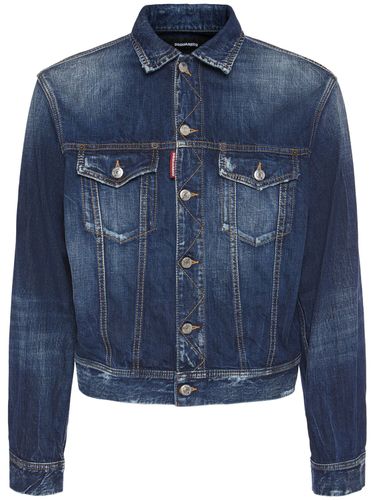 Veste En Denim Be Cool Be Nice Wash L.a - DSQUARED2 - Modalova