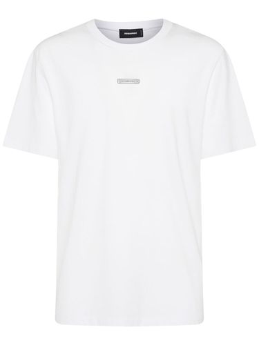 T-shirt Regular Fit En Coton - DSQUARED2 - Modalova