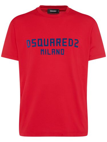 T-shirt Cool Fit En Coton - DSQUARED2 - Modalova