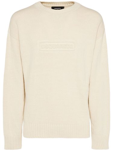 Pull-over En Coton À Col Ras-du-cou - DSQUARED2 - Modalova