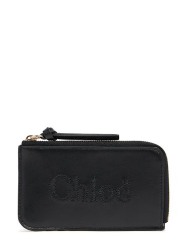 Petit Portefeuille Zippé En Cuir Chloé Sense - CHLOÉ - Modalova