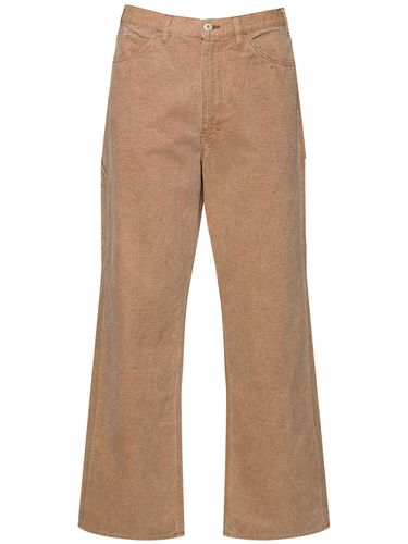 Pantalon En Toile De Coton Biologique Délavé - AURALEE - Modalova