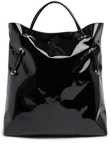 Sac Cabas En Cuir Craquelé - MSGM - Modalova