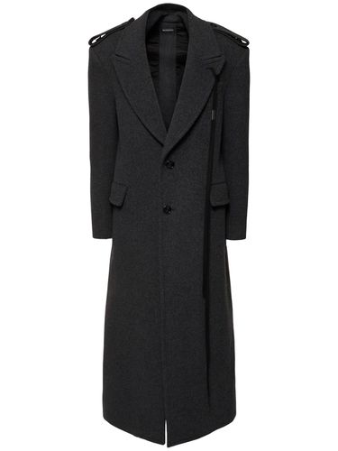 Manteau Long Cintré À Revers Pointus Bianca - ANN DEMEULEMEESTER - Modalova