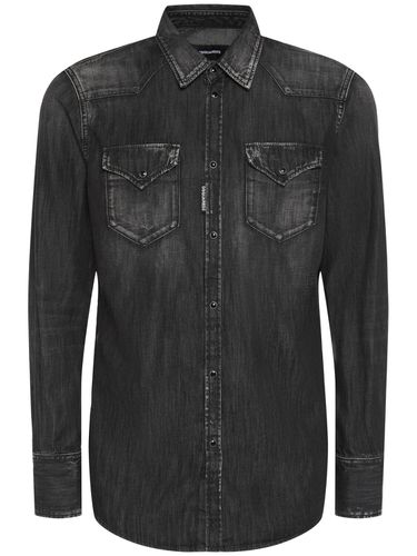 Chemise Western En Coton - DSQUARED2 - Modalova