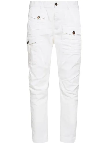 Pantalon Cargo En Coton Stretch Sexy - DSQUARED2 - Modalova