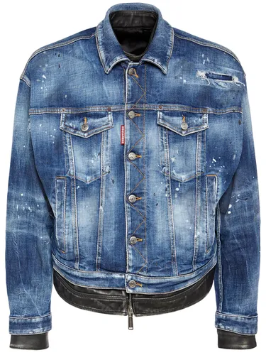 Veste En Denim Rider Dan - DSQUARED2 - Modalova