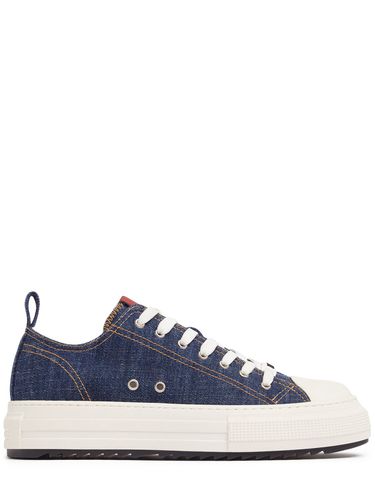 Sneakers Basses En Toile De Coton - DSQUARED2 - Modalova