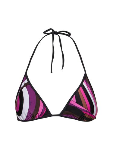 Haut De Bikini Triangle En Lycra Imprimé - PUCCI - Modalova