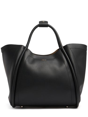 Sac Cabas Moyen En Cuir Marin - MAX MARA - Modalova