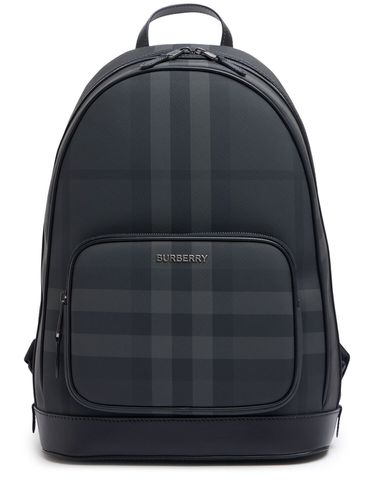 Sac À Dos En Toile Écologique À Carreaux - BURBERRY - Modalova