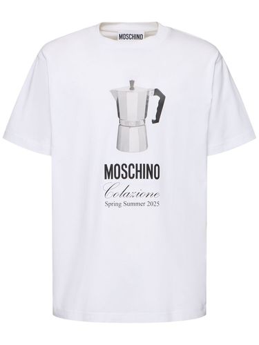 T-shirt Caffettiera - MOSCHINO - Modalova