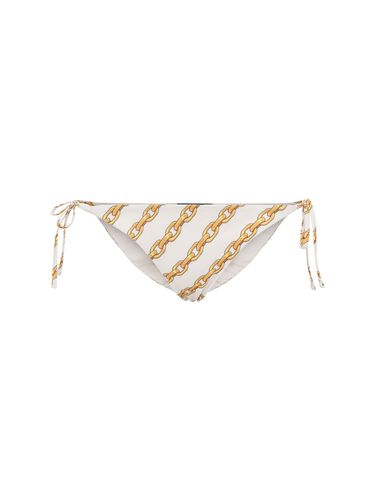 Bas De Bikini Imprimé Foulard - VERSACE - Modalova