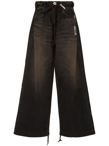 Pantalon Ample En Denim Taille Haute - MIHARA YASUHIRO - Modalova