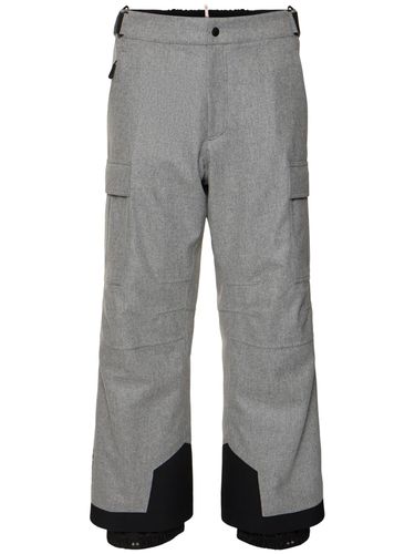 Pantalon De Skin En Flanelle De Laine Technique - MONCLER GRENOBLE - Modalova