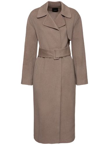 Trench-coat En Laine Et Cachemire & Ceinture - THEORY - Modalova