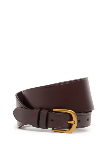 Ceinture En Cuir Dain - SOEUR - Modalova