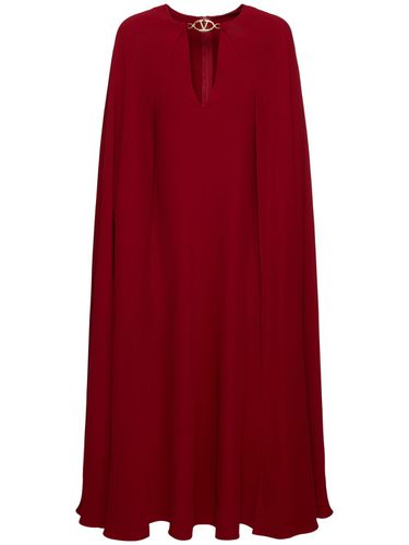 Robe Midi En Cady - VALENTINO - Modalova