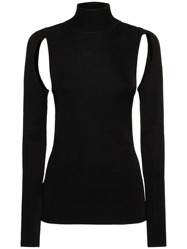 Pull Col Roulé En Maille De Viscose - HELMUT LANG - Modalova