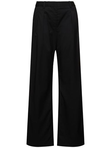 Pantalon Évasé En Laine Sbriru - LOULOU STUDIO - Modalova