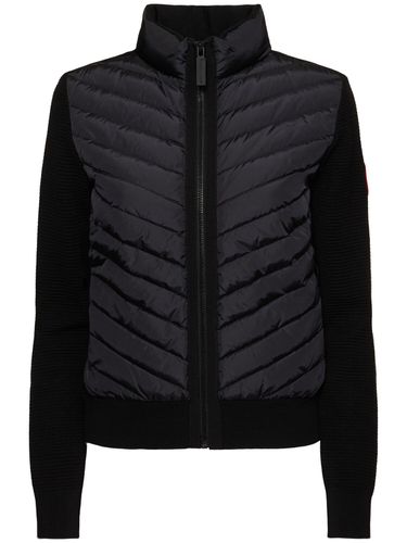 Veste Zippée En Maille De Laine Hybridge - CANADA GOOSE - Modalova