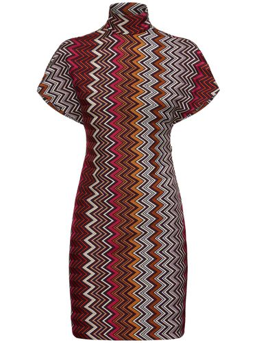 Robe Courte En Maille De Laine Mélangée - MISSONI - Modalova