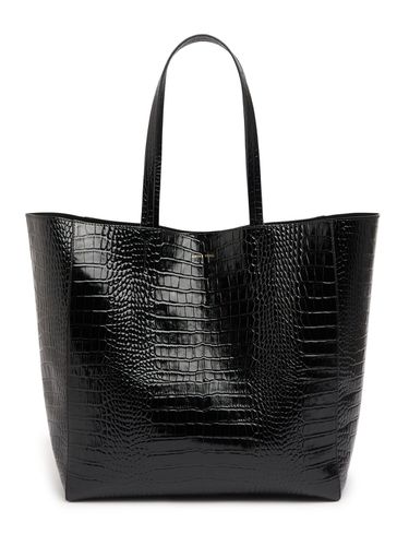 Sac Cabas En Cuir Embossé Crocodile Elly - ANINE BING - Modalova