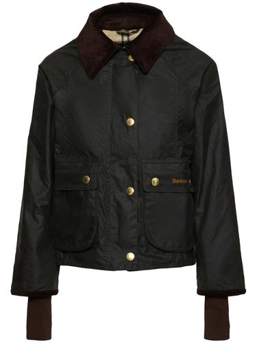 Veste Courte En Coton Ciré Beadnell - BARBOUR - Modalova