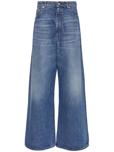 Jean Ample En Denim Taille Basse Angri - SPORTMAX - Modalova