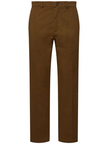 Pantalon Chino En Coton - BURBERRY - Modalova