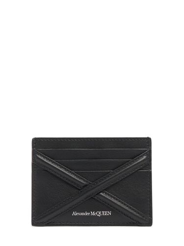 Porte-cartes En Cuir - ALEXANDER MCQUEEN - Modalova