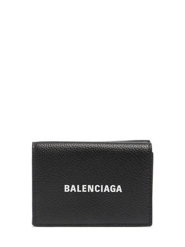 Portefeuille En Cuir À Logo - BALENCIAGA - Modalova