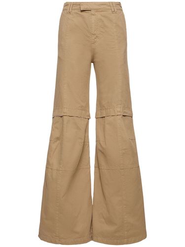 Pantalon Évasé En Toile Taille Haute Sam - DARKPARK - Modalova