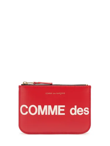 Portefeuille En Cuir À Logo - COMME DES GARÇONS WALLET - Modalova