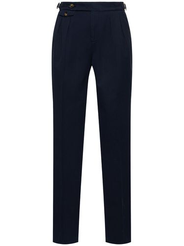 Pantalon En Coton À Plis - BRUNELLO CUCINELLI - Modalova