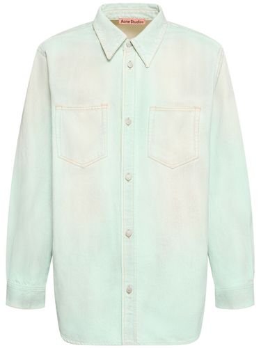 Chemise En Denim Fluorescent Karto - ACNE STUDIOS - Modalova