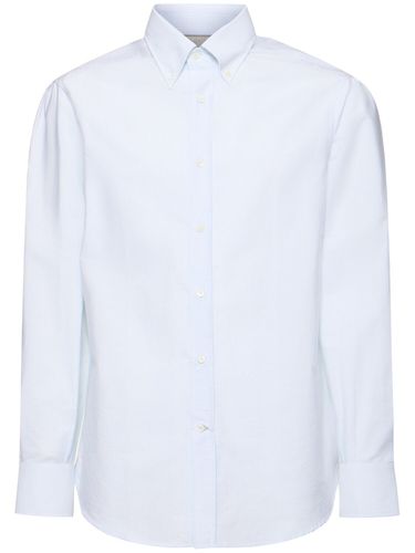 Chemise Boutonnée En Coton À Rayures - BRUNELLO CUCINELLI - Modalova