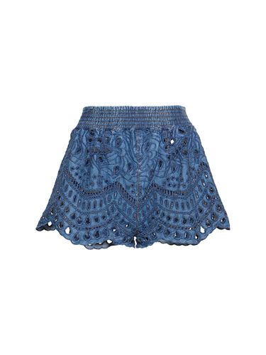 Short Sangallo En Denim - ERMANNO SCERVINO - Modalova