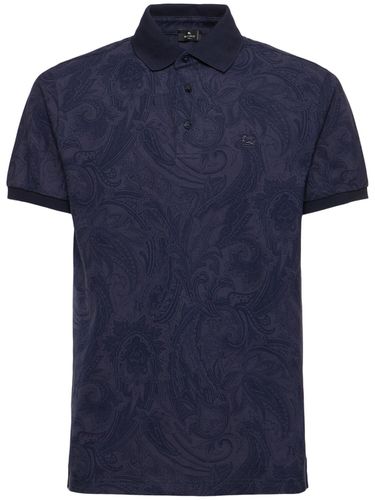 Polo En Coton Paisley Roma - ETRO - Modalova