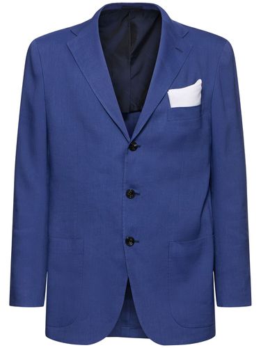 Veste En Laine Et Lin - KITON - Modalova