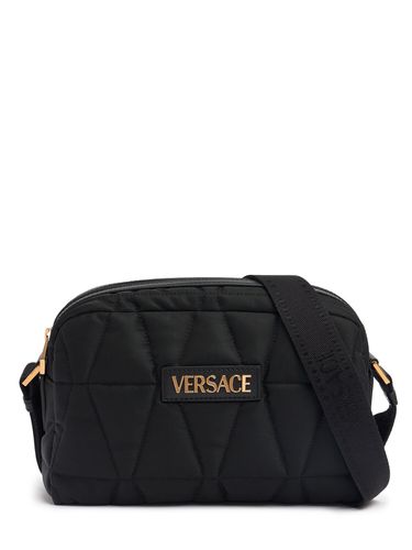 Sac Porté Épaule En Nylon À Logo - VERSACE - Modalova